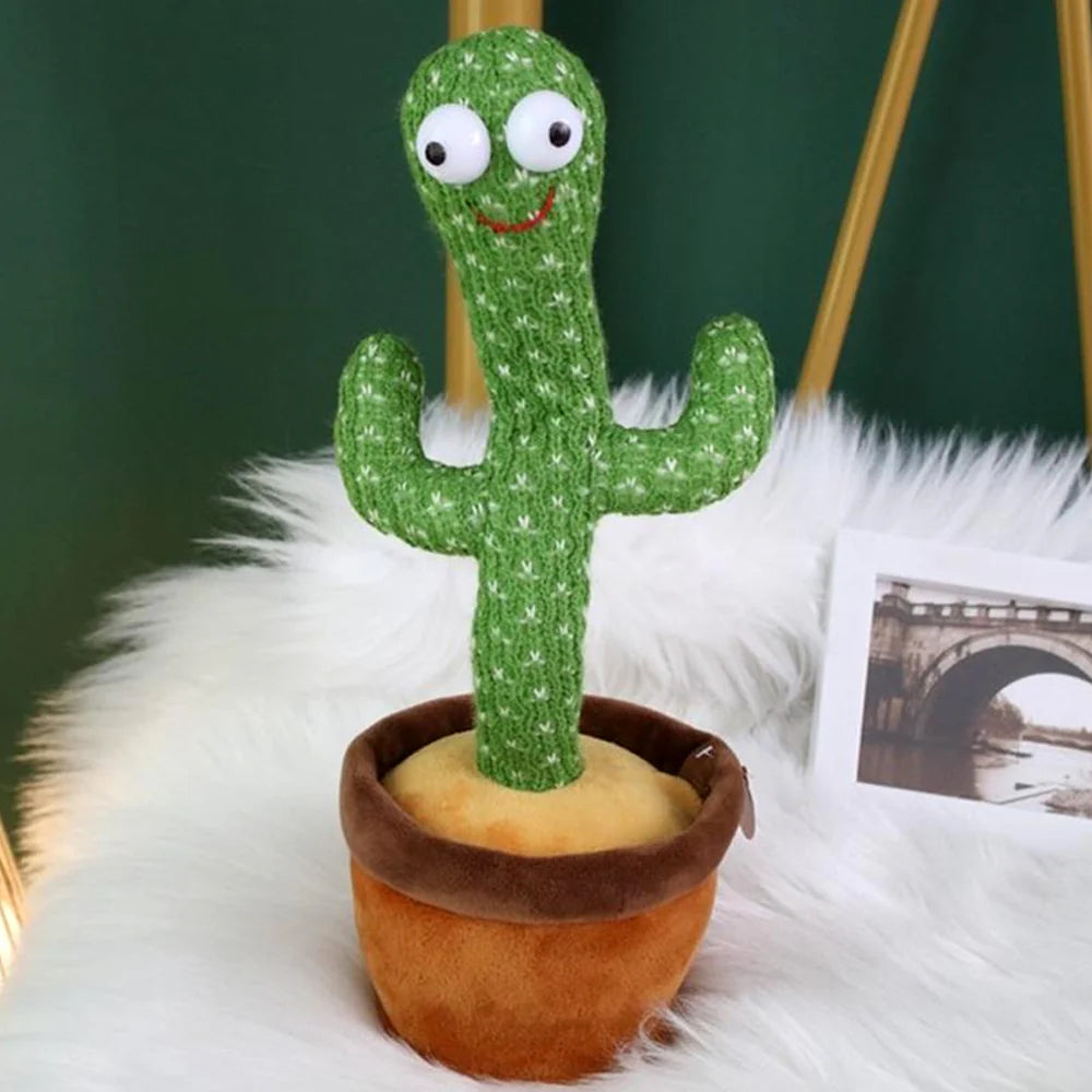 Dancing Cactus Musical Plush Toy with Sound