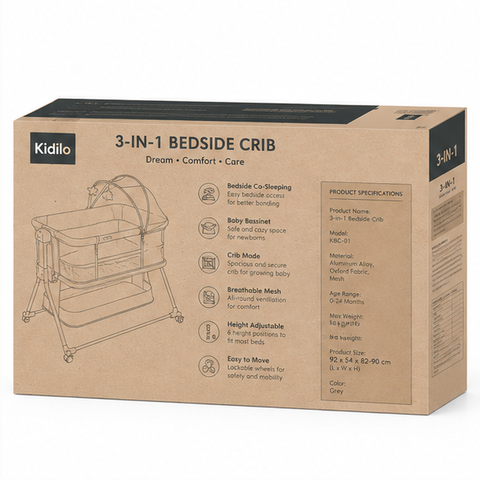 Mastela Deluxe 2-in-1 Baby Bassinet & Co-Sleeper