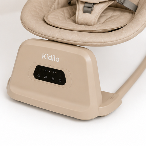 Kidilo Luxury 3-in-1 Electric Baby Swing & Rocker