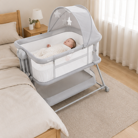 Mastela Deluxe 2-in-1 Baby Bassinet & Co-Sleeper
