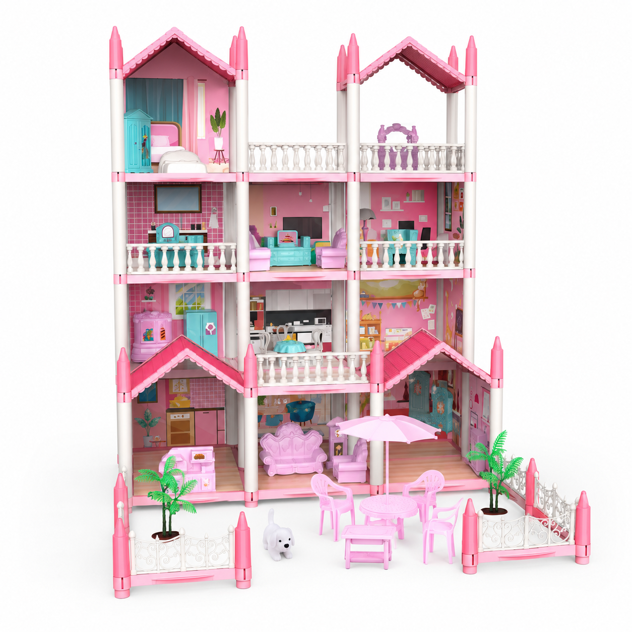 Beautiful Home Dream Doll House Play Set