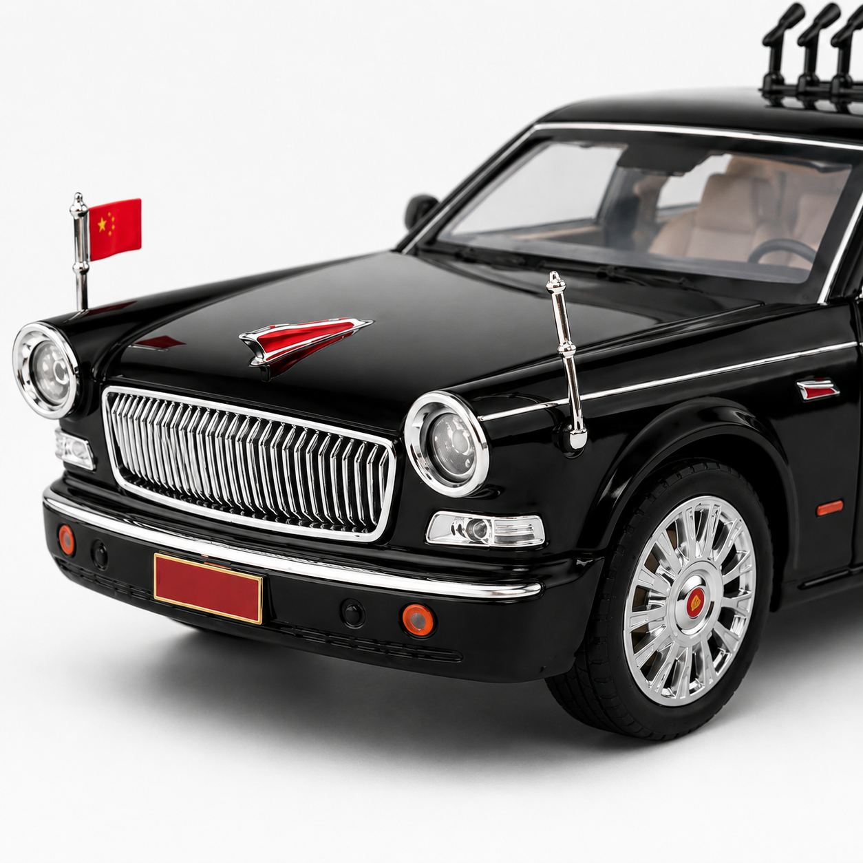 1:24 Black Luxury Diecast Car Model