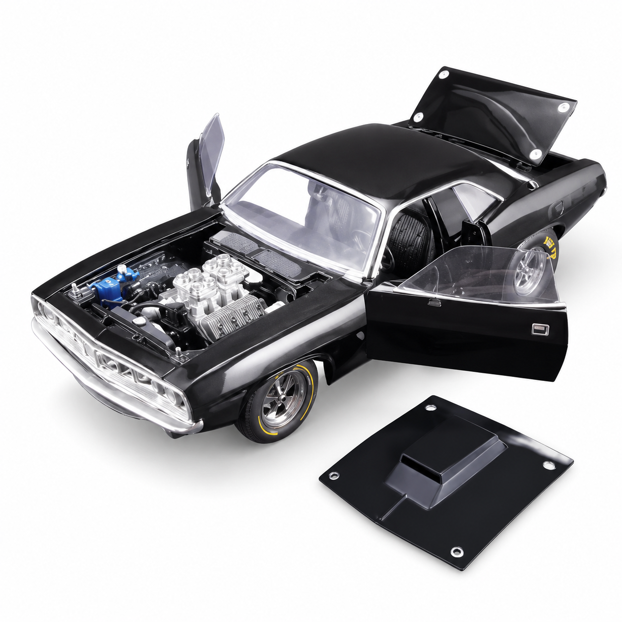 Classic Diecast Car Model with Opening Parts