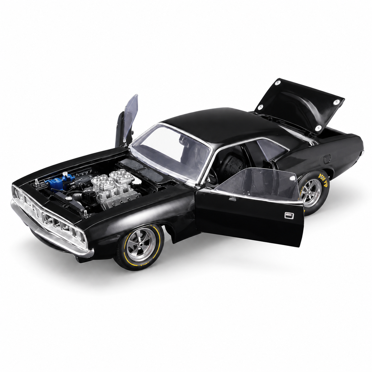 Classic Diecast Car Model with Opening Parts