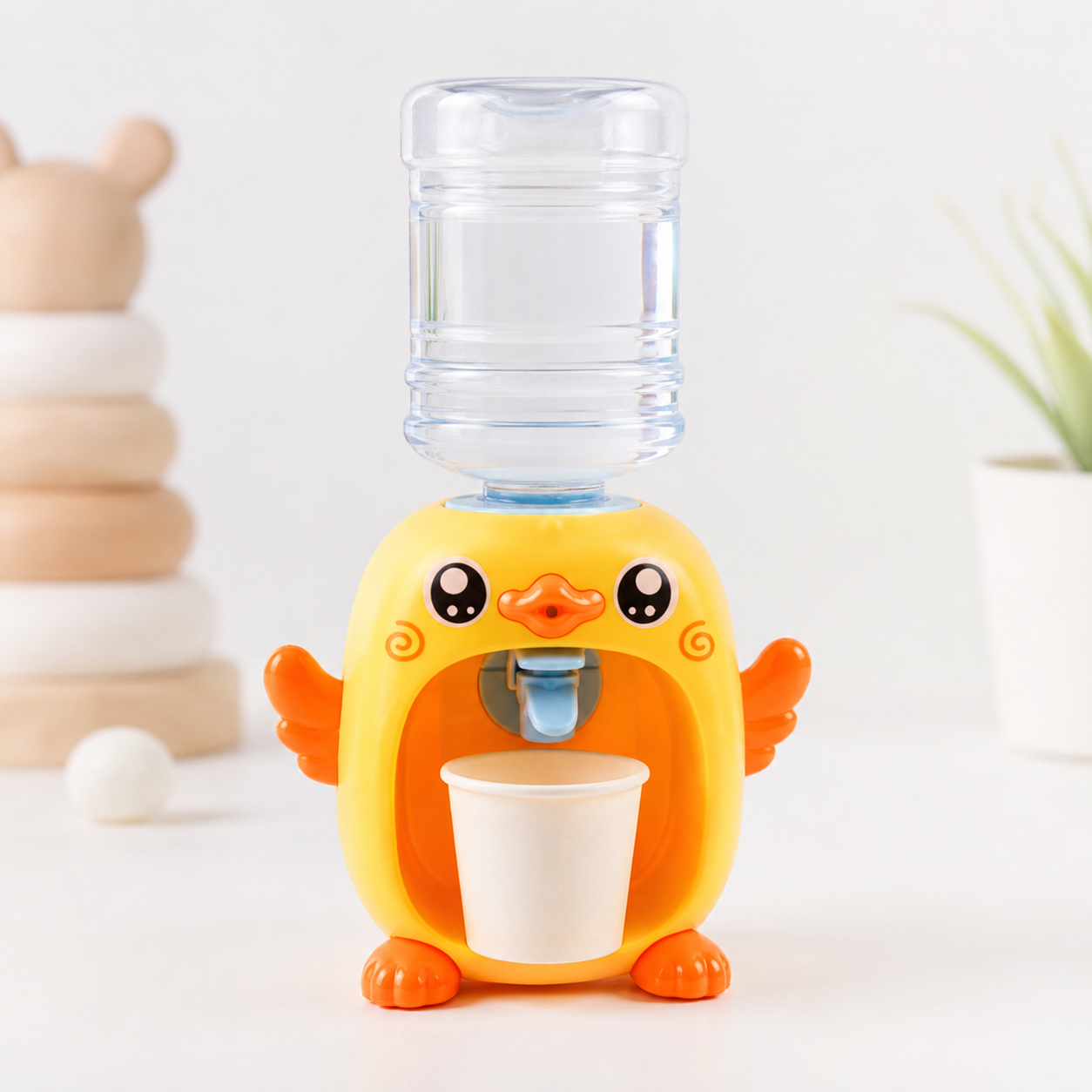 Cute Duck Water Dispenser Pretend Play Toy