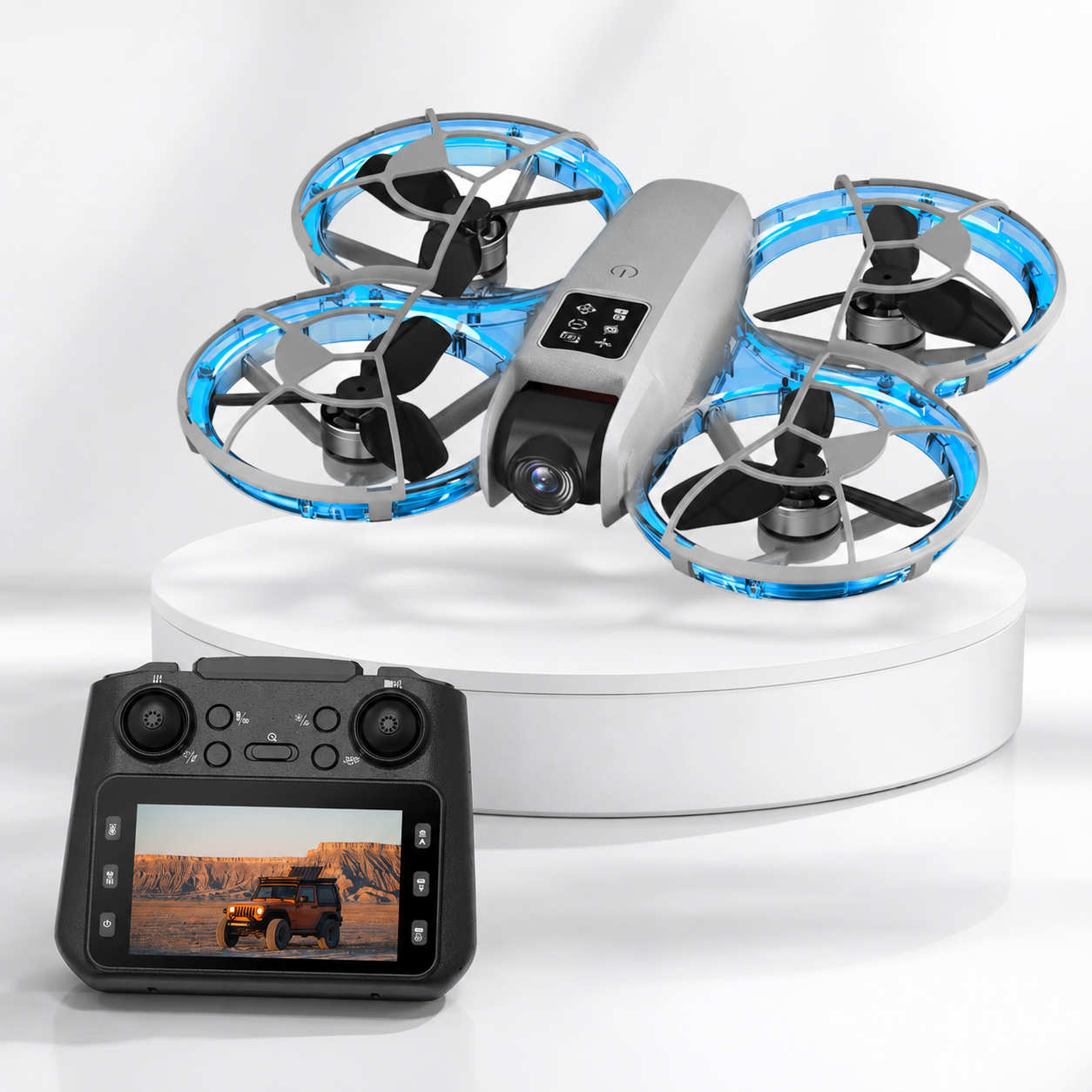 Mini Camera Drone with Remote Control and Accessories