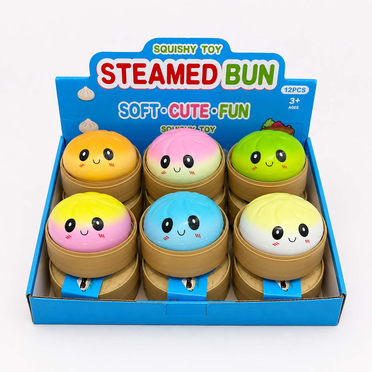 Steamed Bun Soft Cute Fun Squishy Toy