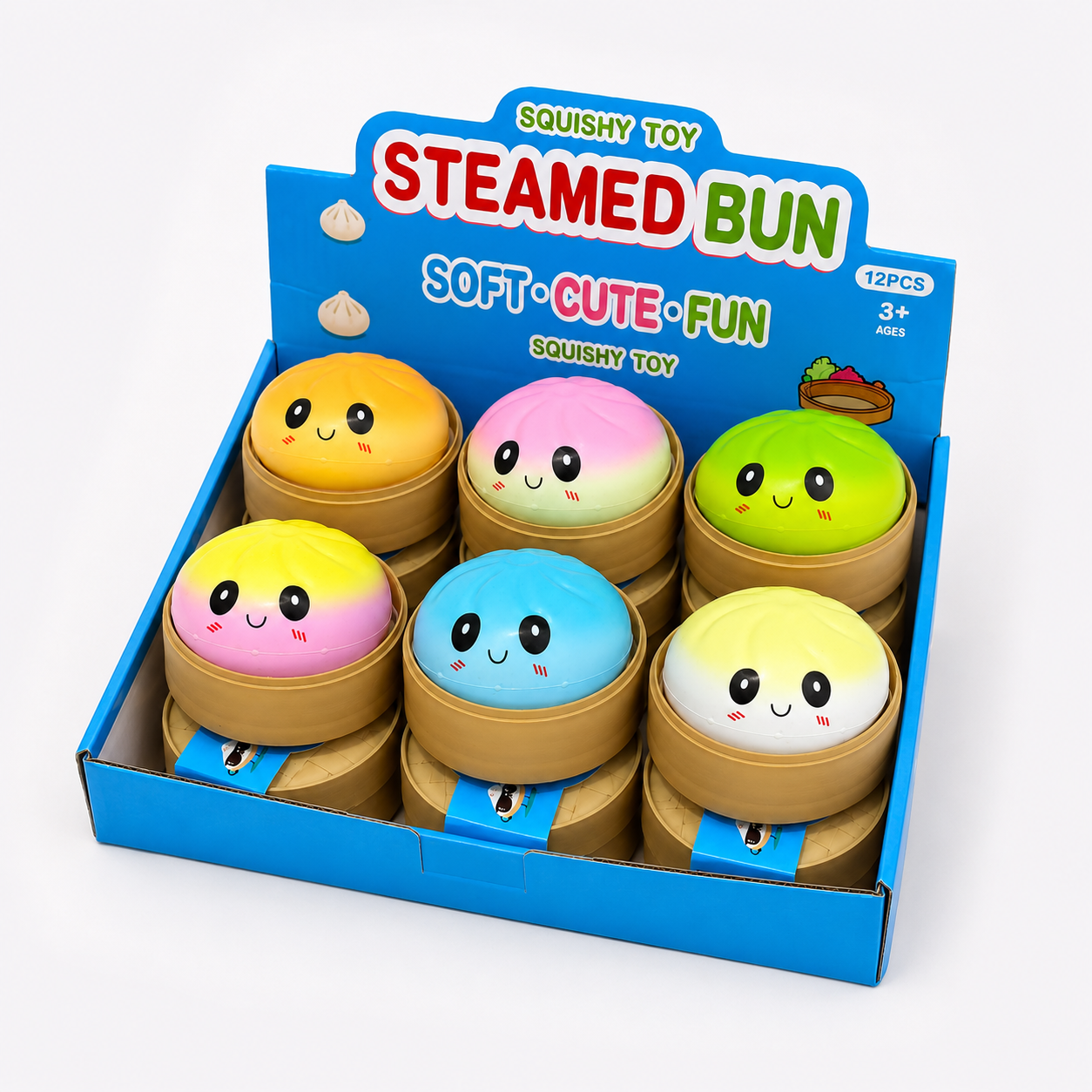 Steamed Bun Soft Cute Fun Squishy Toy