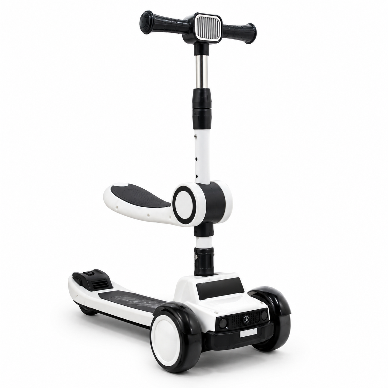 6027 - Car Style Kids Scooter with Light and Music