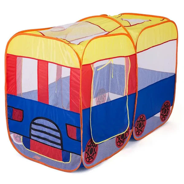 Double Size Pop Up Bus Themed Tent House For Kids tent house
