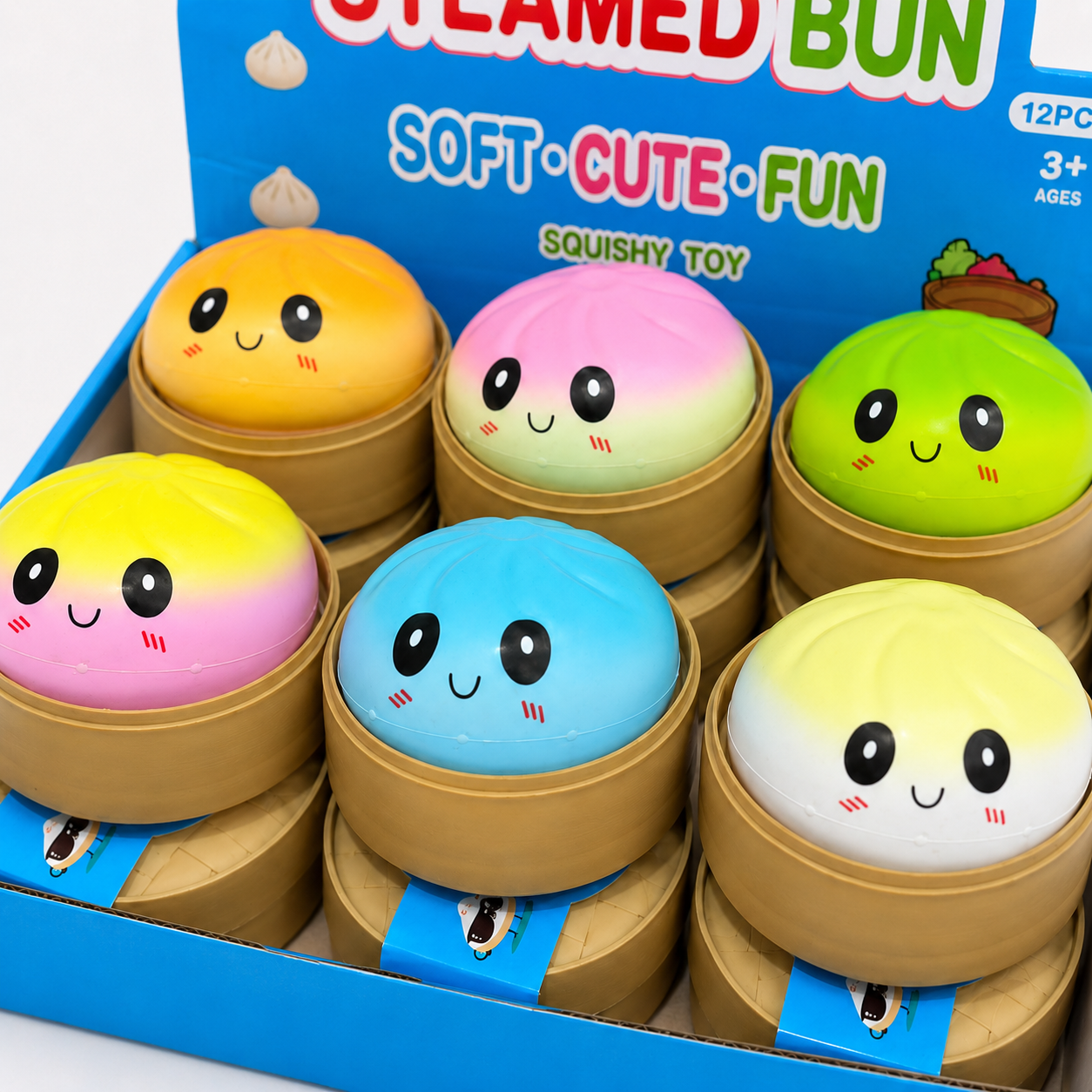 Steamed Bun Soft Cute Fun Squishy Toy