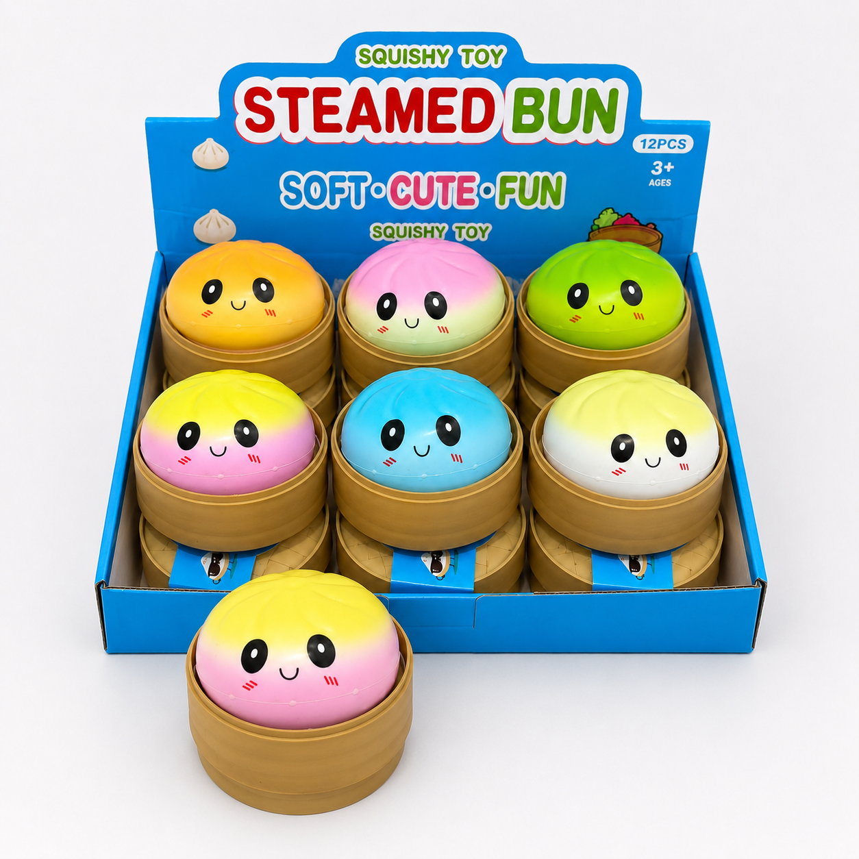 Steamed Bun Soft Cute Fun Squishy Toy