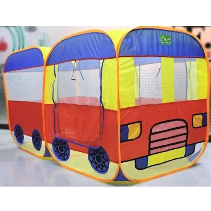 Double Size Pop Up Bus Themed Tent House For Kids tent house