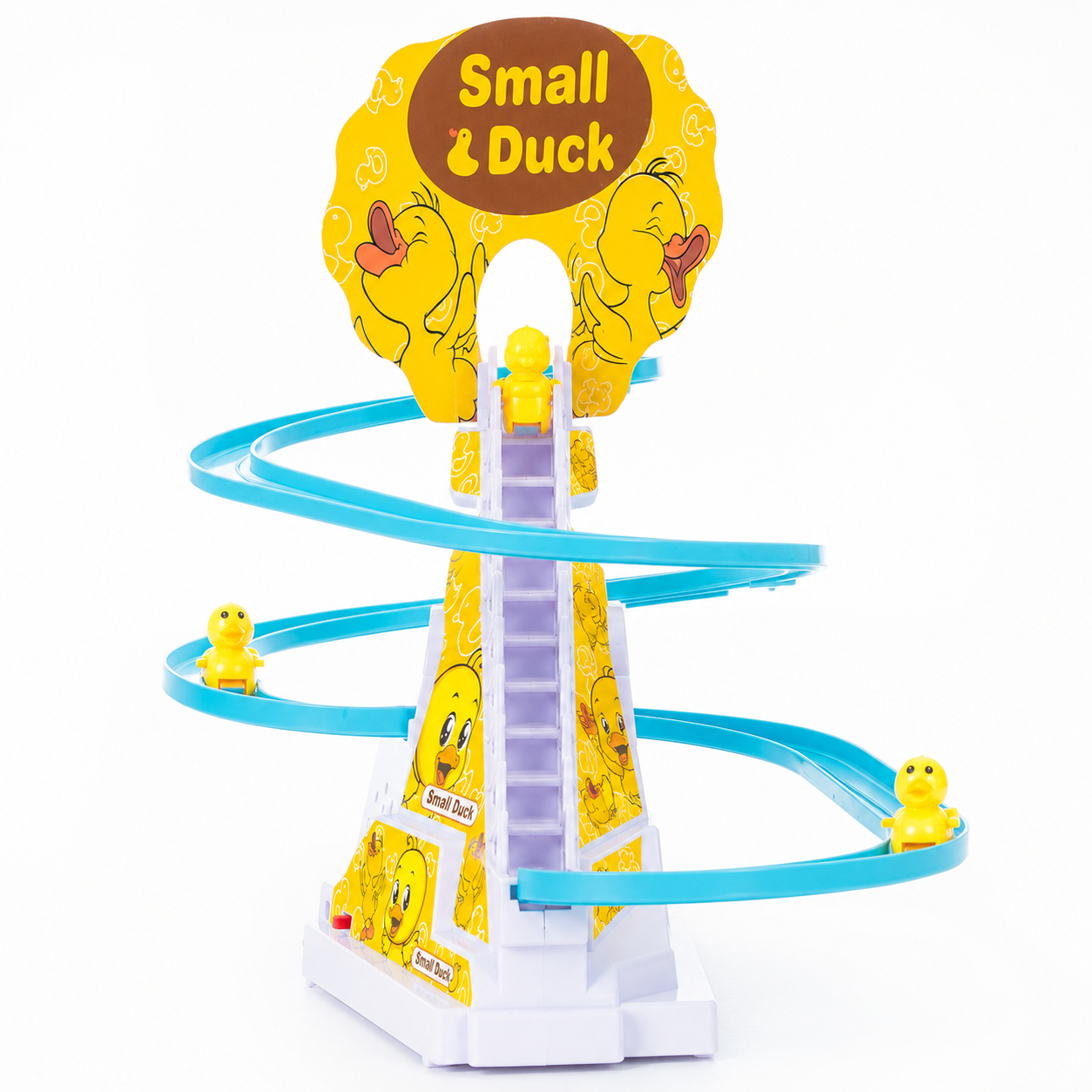 Small Duck Climbing Stairs Track Toy