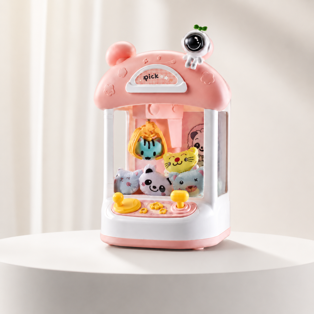 Mini Claw Machine Toy With Lights