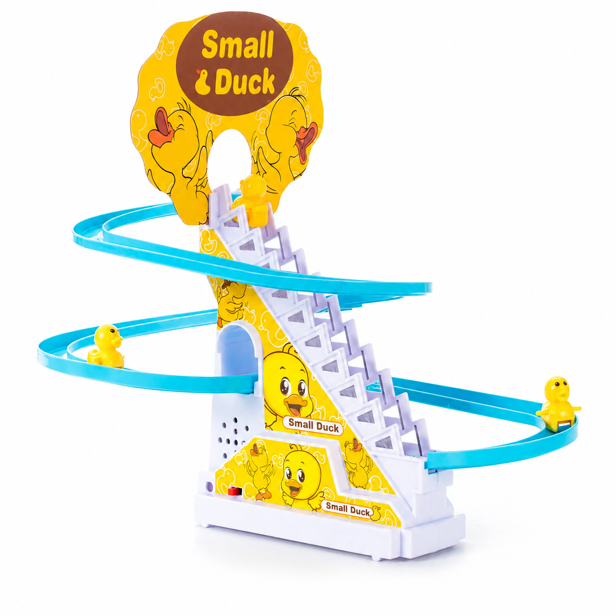 Small Duck Climbing Stairs Track Toy