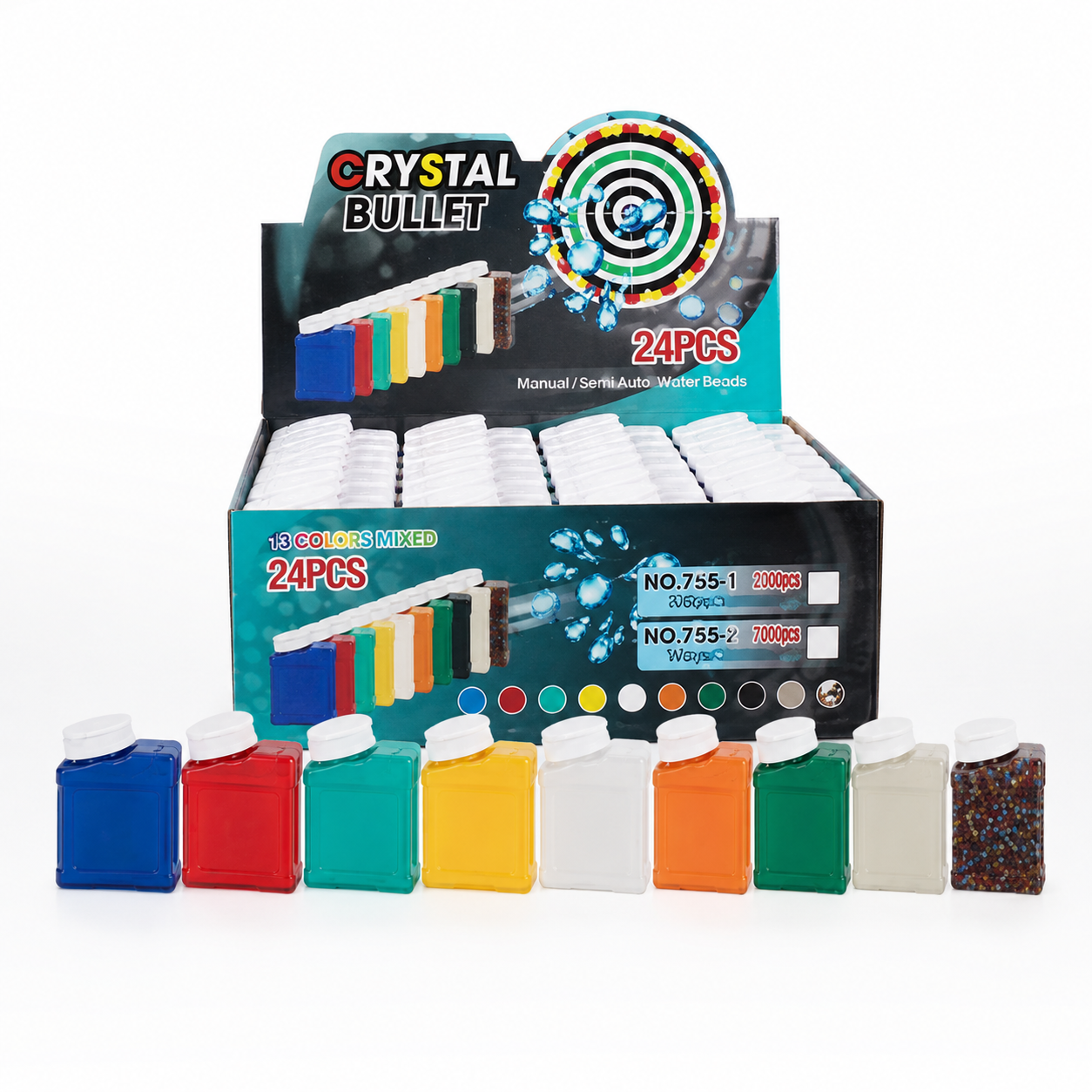 Crystal Bullet 24 Pcs Water Gel Refill Pack