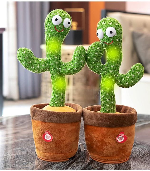 Dancing Cactus Musical Plush Toy with Sound