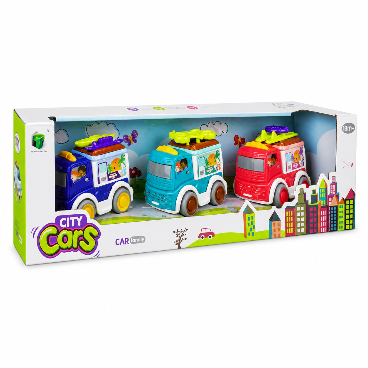 City Cars 3-Piece Toy Vehicle Set