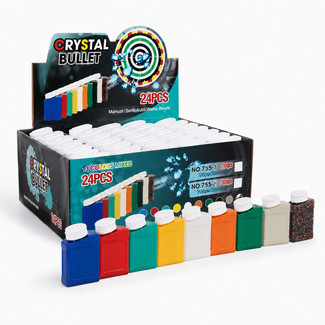 Crystal Bullet 24 Pcs Water Gel Refill Pack