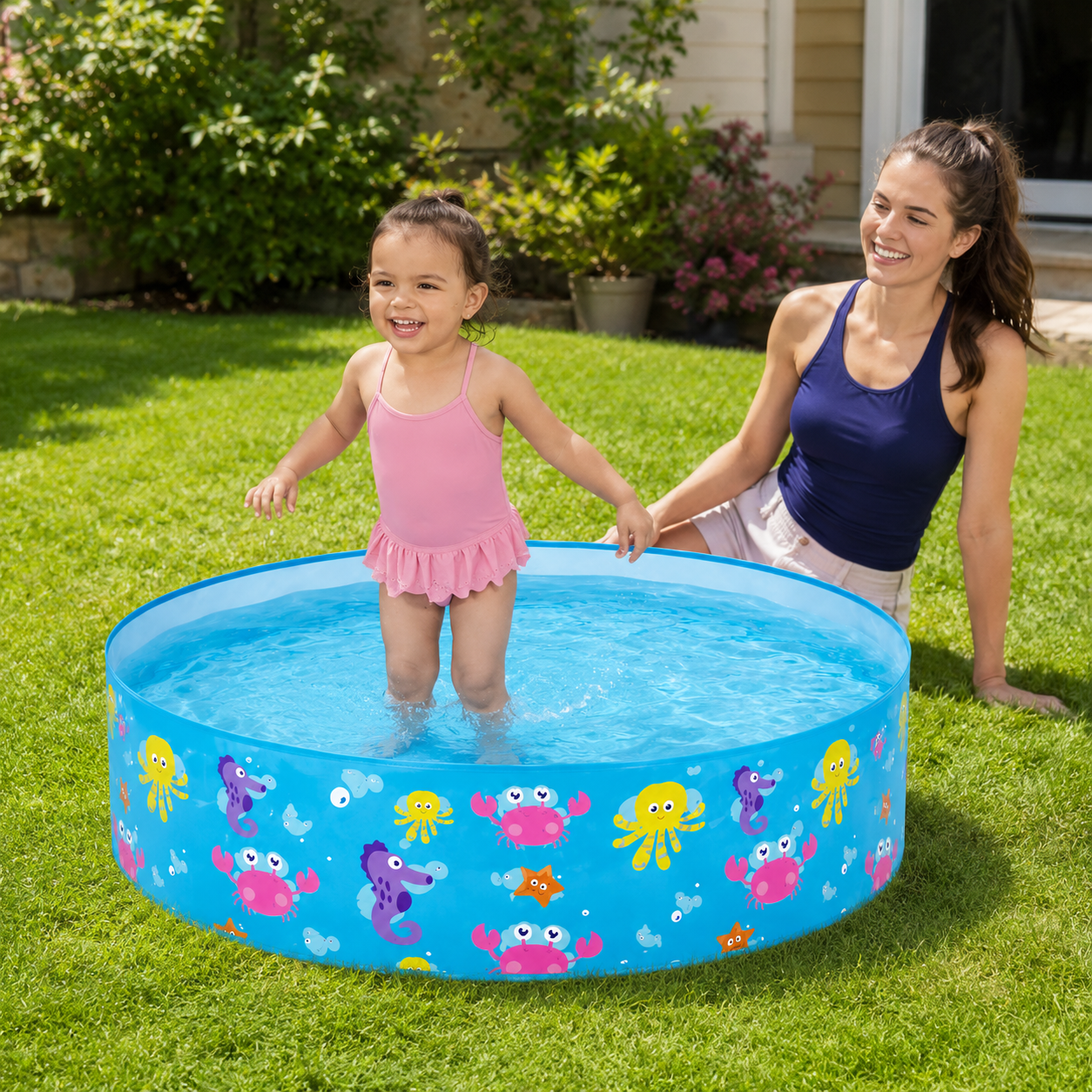 Bestway Aquatic Fill ’N Fun Play Pool – 48" x 10" Kids Pool