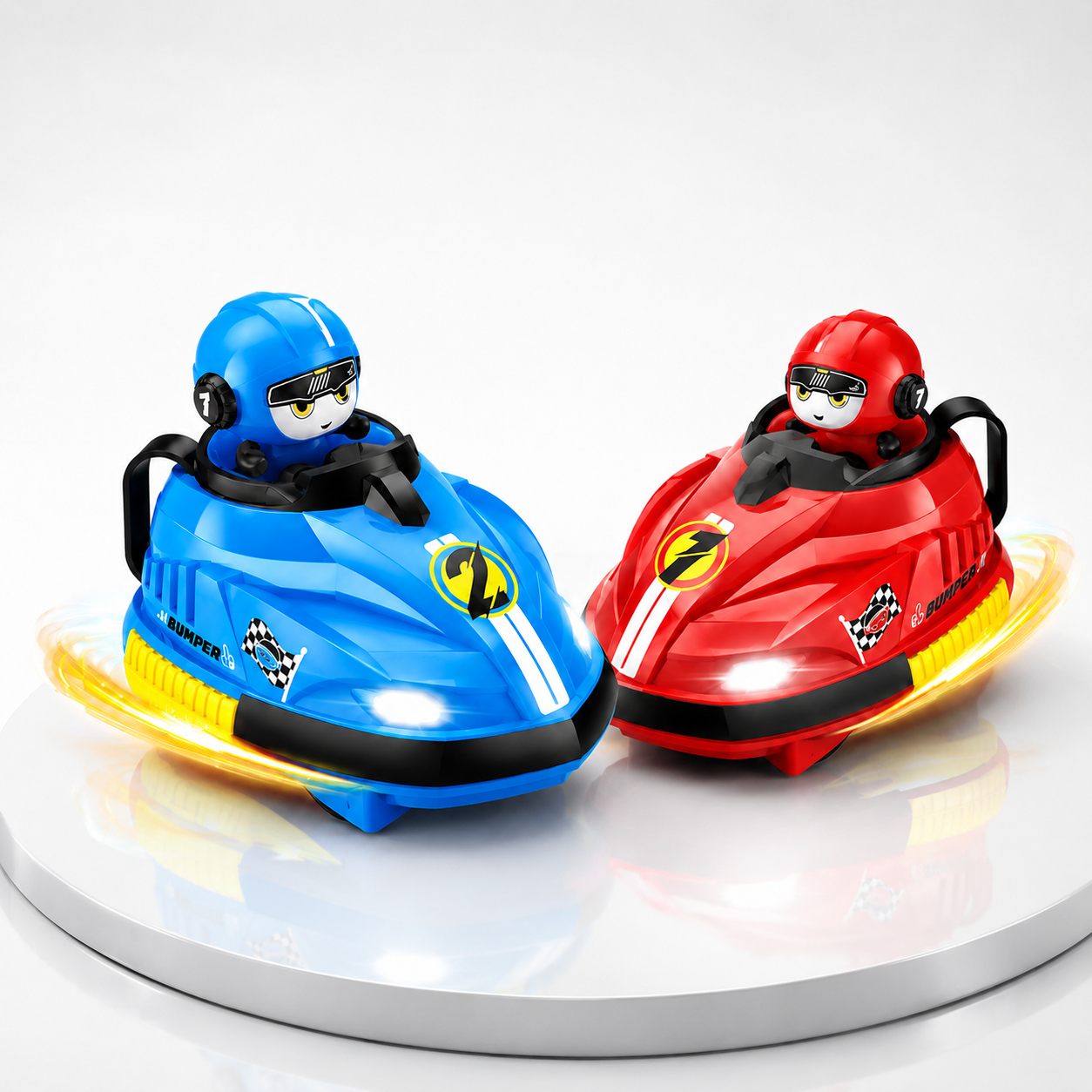 BLUE/RED | FTY-GOKART-BR | Go Kart Bumper Car Toy Set