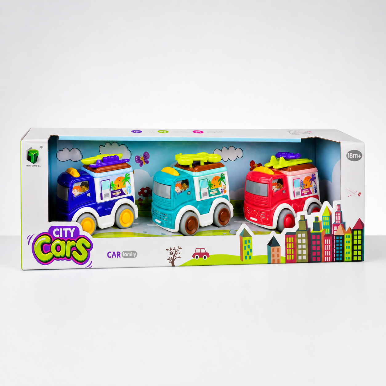 City Cars 3-Piece Toy Vehicle Set