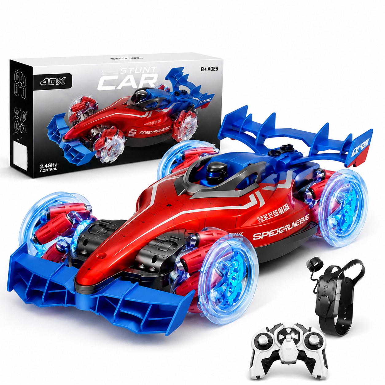 Stunt Speed RC Car With Gesture Remote