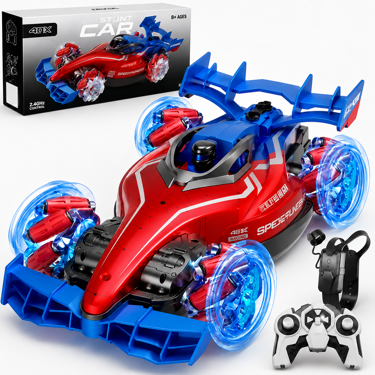 Stunt Speed RC Car With Gesture Remote