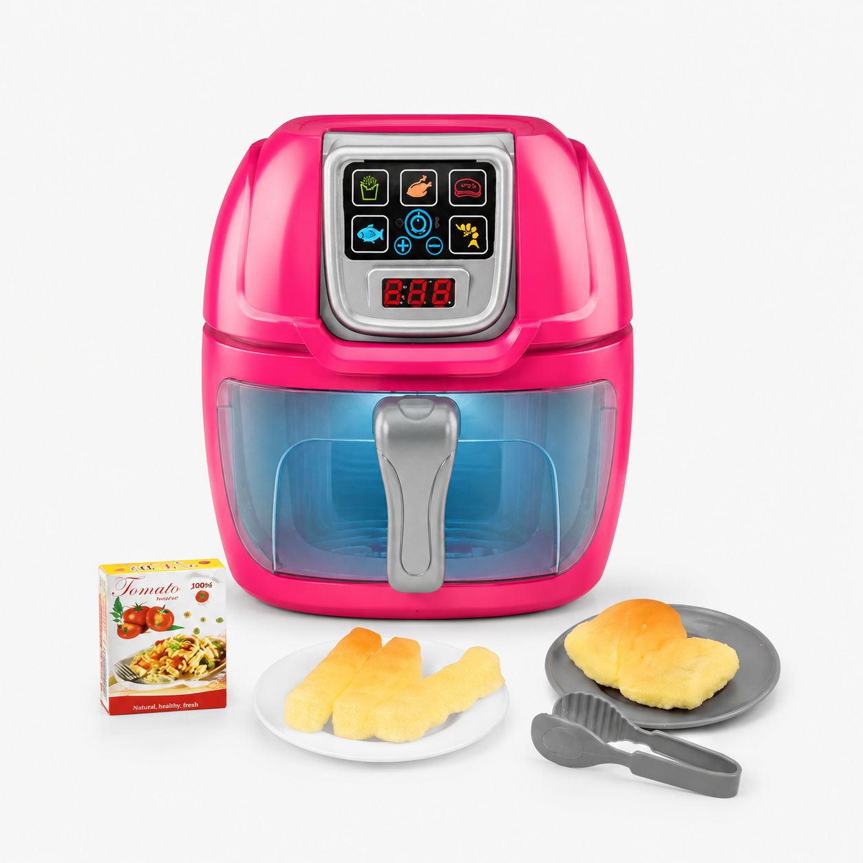 Mini Toy Air Fryer Kitchen Play Set
