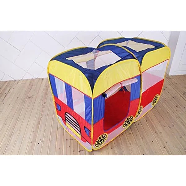 Double Size Pop Up Bus Themed Tent House For Kids tent house