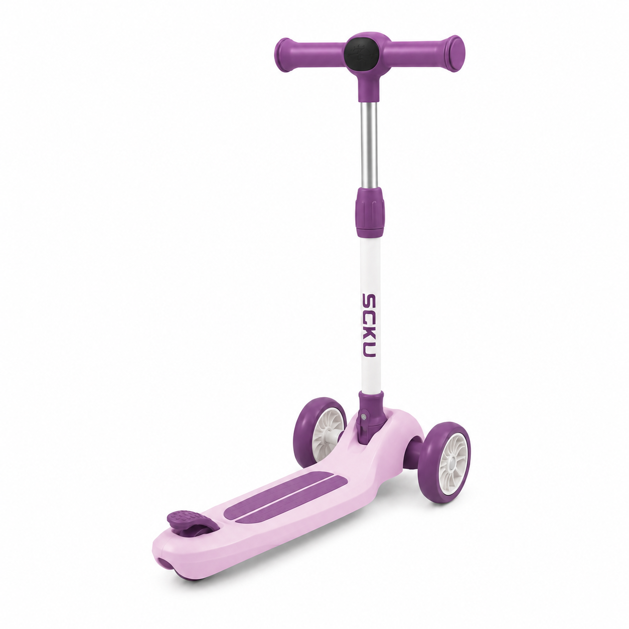 Kids Foldable 3-Wheel Scooter with LED Flash Wheels & Adjustable Handle