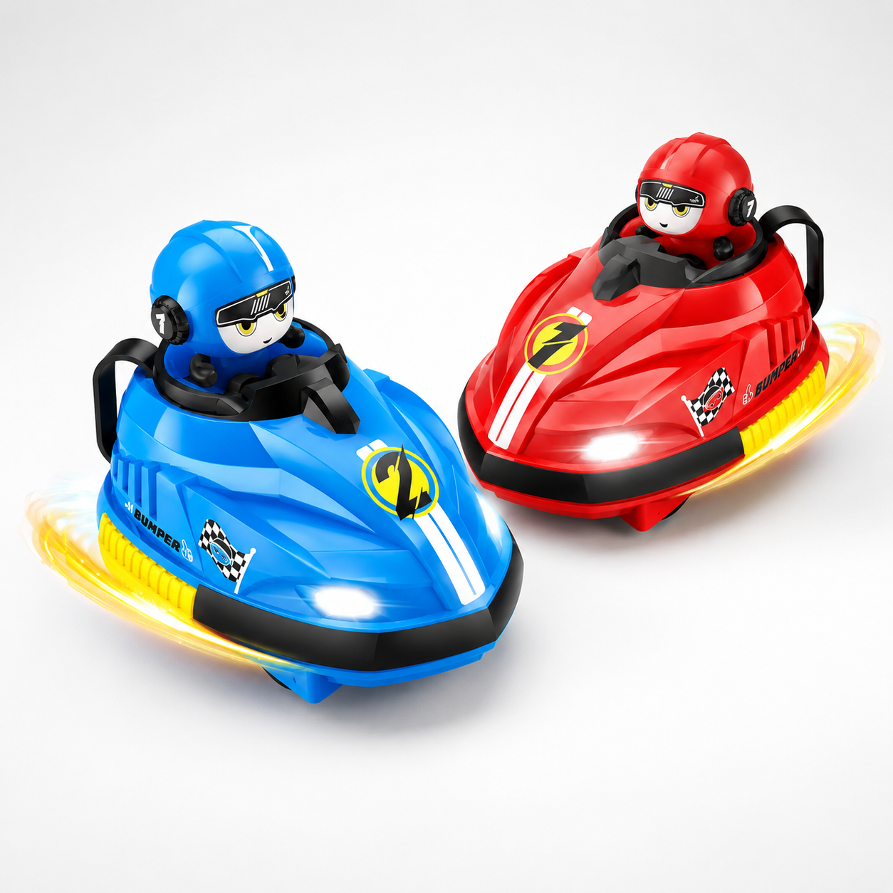 BLUE/RED | FTY-GOKART-BR | Go Kart Bumper Car Toy Set
