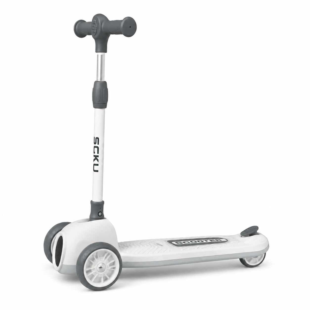 Kids Foldable 3-Wheel Scooter with LED Flash Wheels & Adjustable Handle
