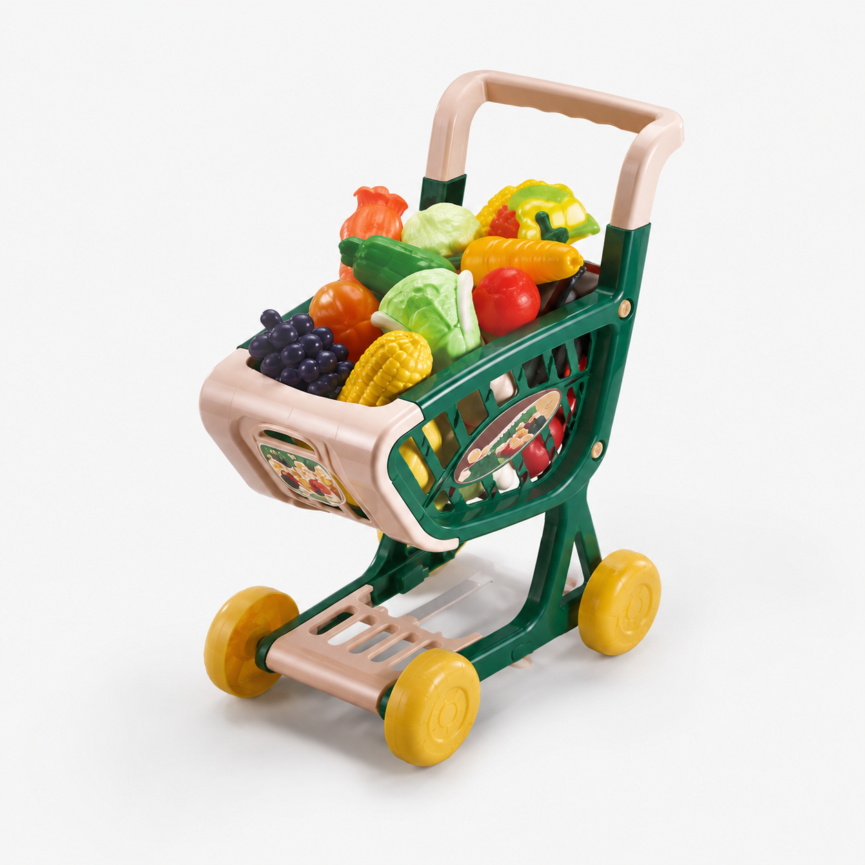 Supermarket Shopping Cart Pretend Play Set