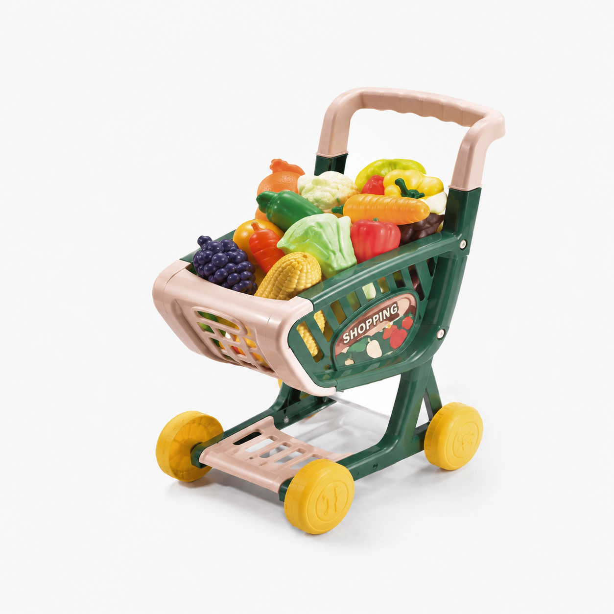 Supermarket Shopping Cart Pretend Play Set
