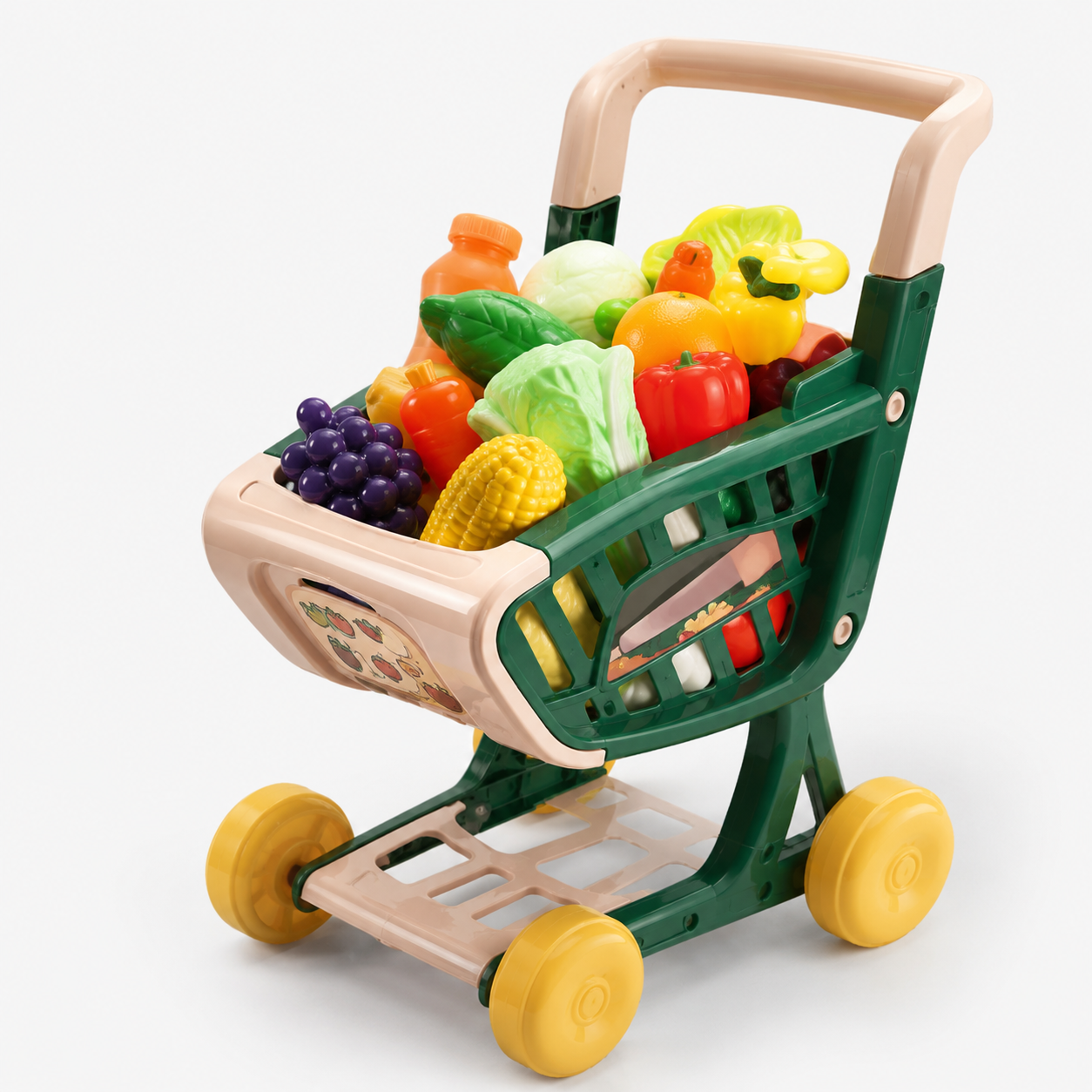 Supermarket Shopping Cart Pretend Play Set