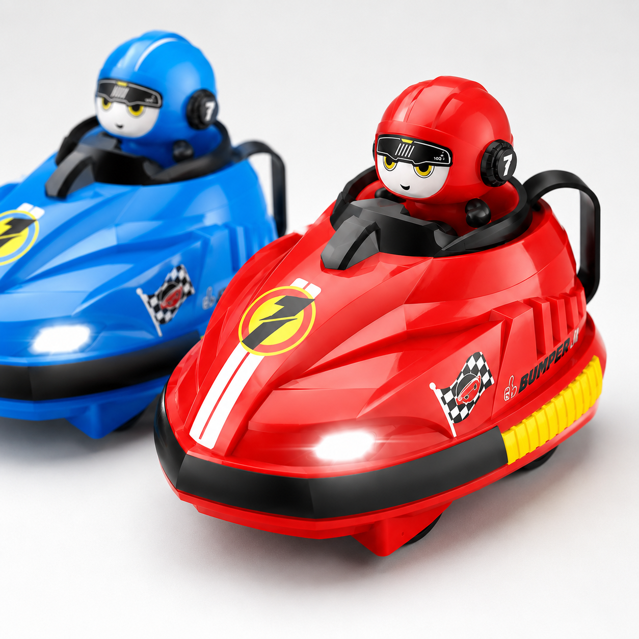 BLUE/RED | FTY-GOKART-BR | Go Kart Bumper Car Toy Set