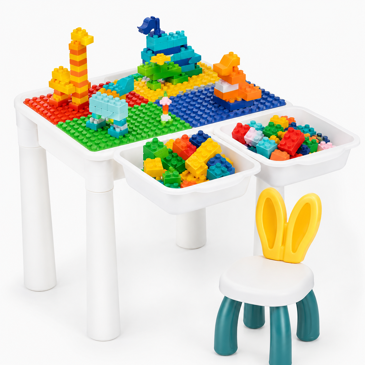 Block Table Building Set For Kids