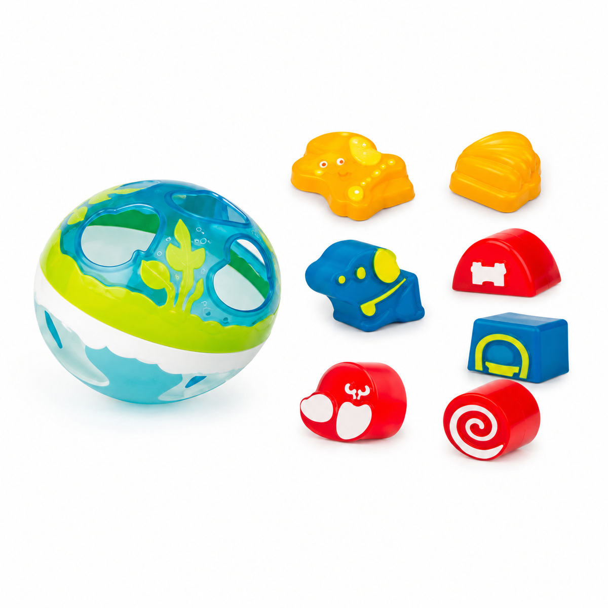 Winfun Soft Shape Sorting Ball – Baby Sensory Learning Toy