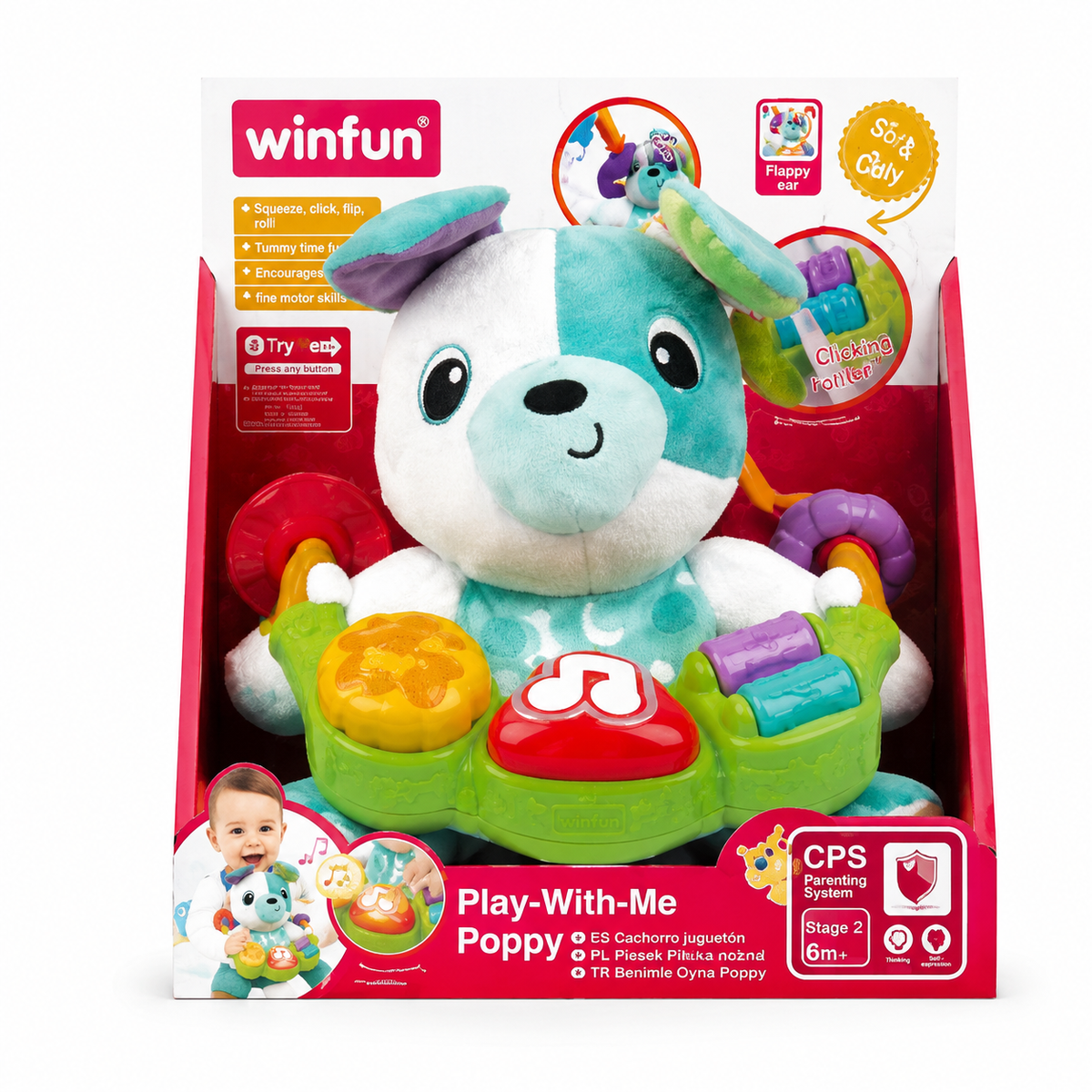 Winfun Play With Me Puppy – Interactive Learning Activity Toy