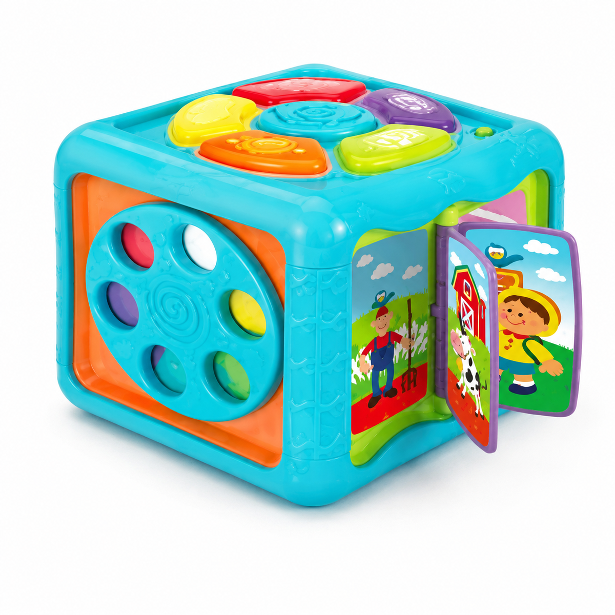 Winfun Activity Learning Cube – Multi-Side Baby Activity Toy