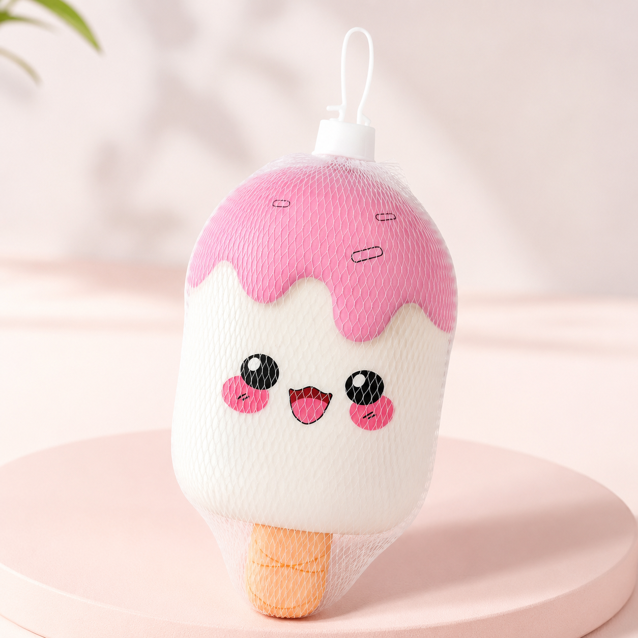 Pink Ice Cream Popsicle Squishy Toy