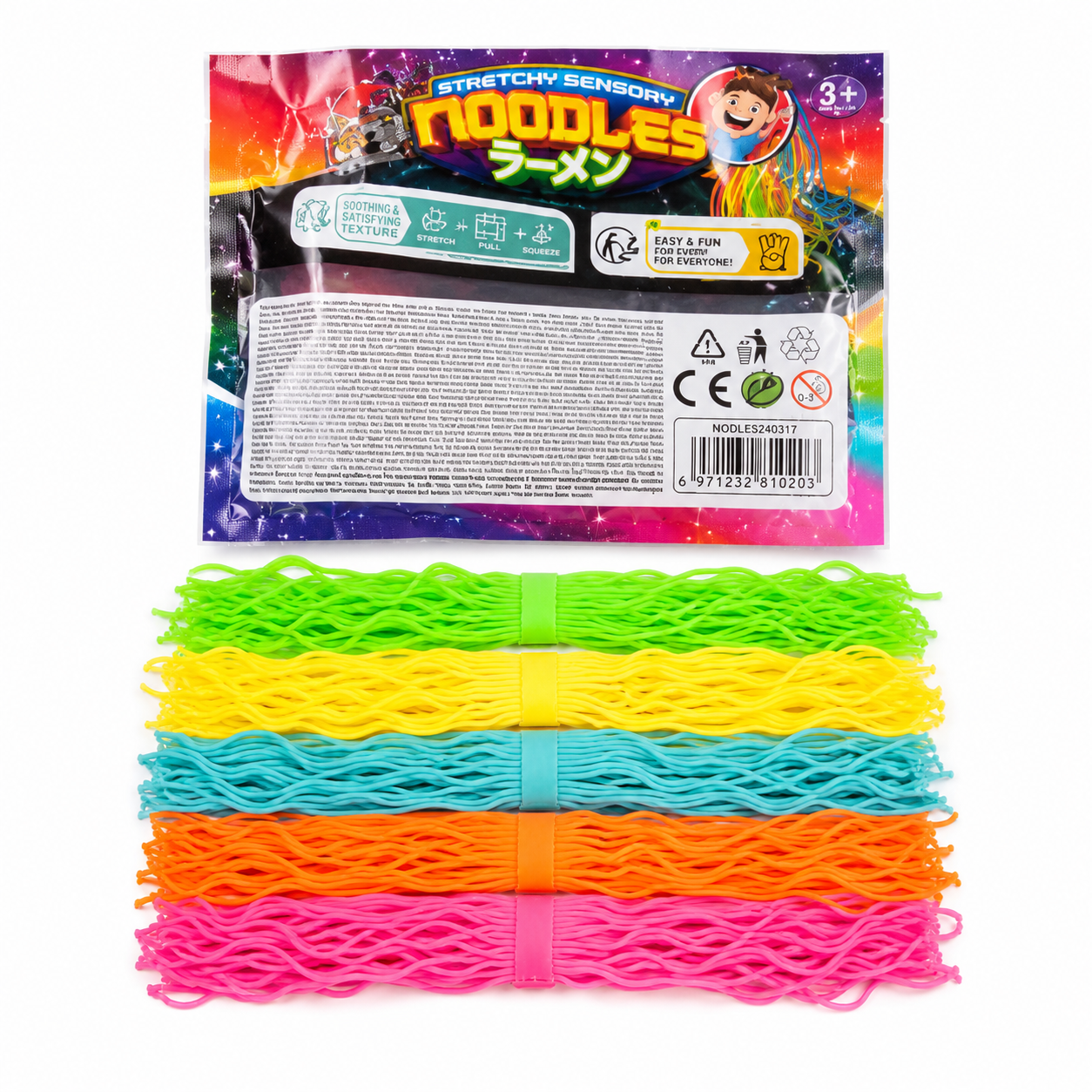 FTY-SQ-012 Ramen Stretch String Noodles Toy