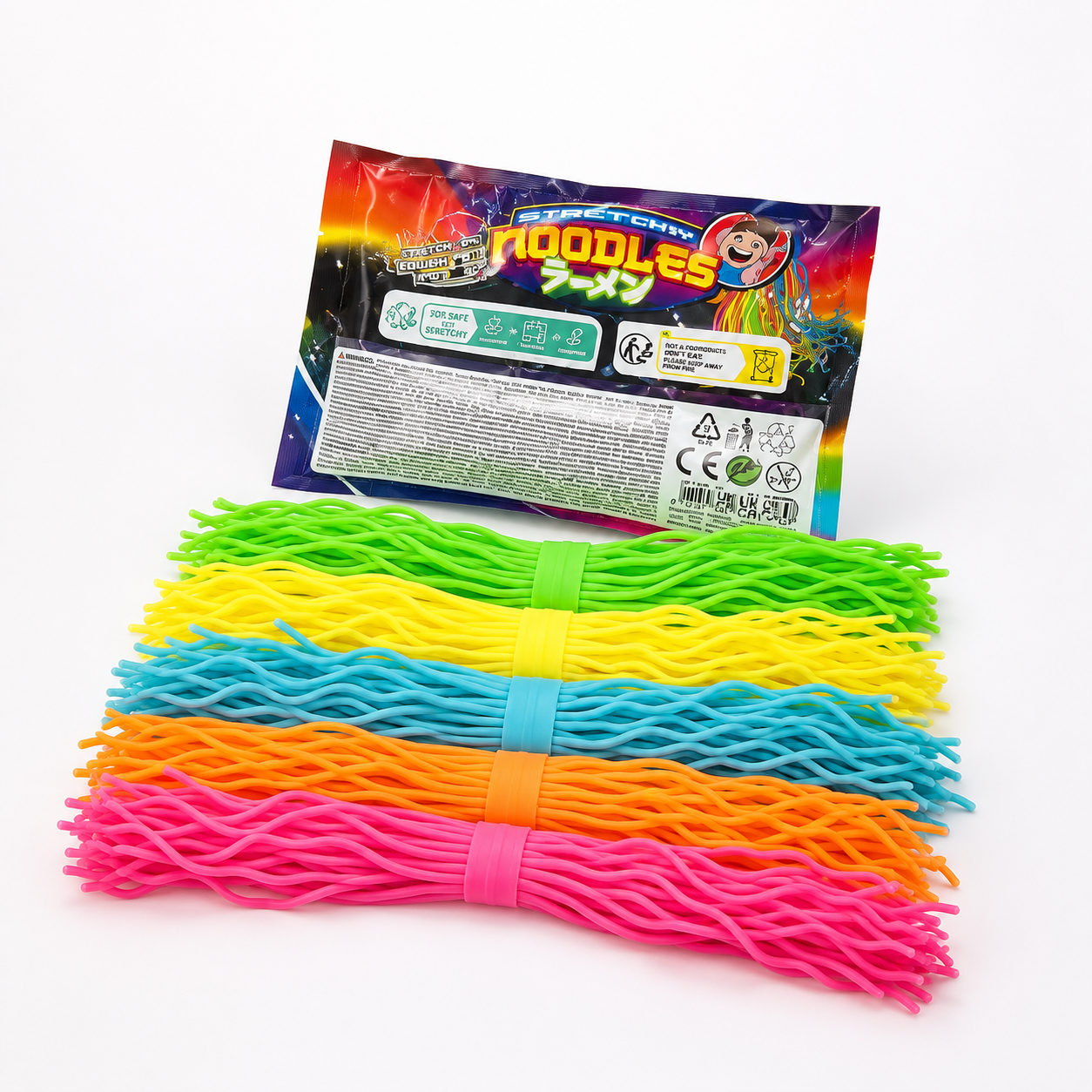 FTY-SQ-012 Ramen Stretch String Noodles Toy