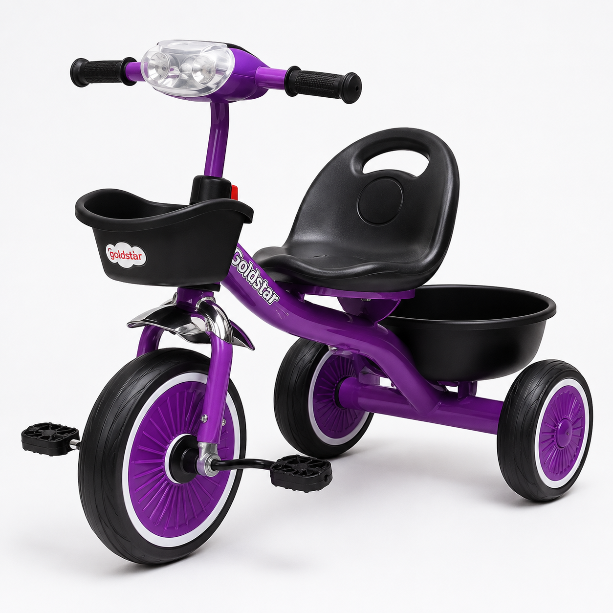 TS320 Kids Tricycle with Front Basket and Rear Storage