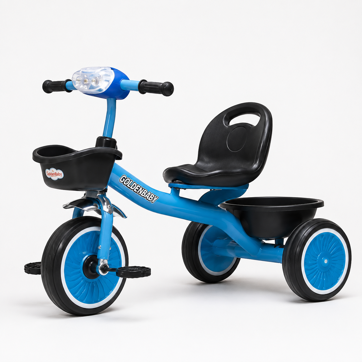 TS320 Kids Tricycle with Front Basket and Rear Storage