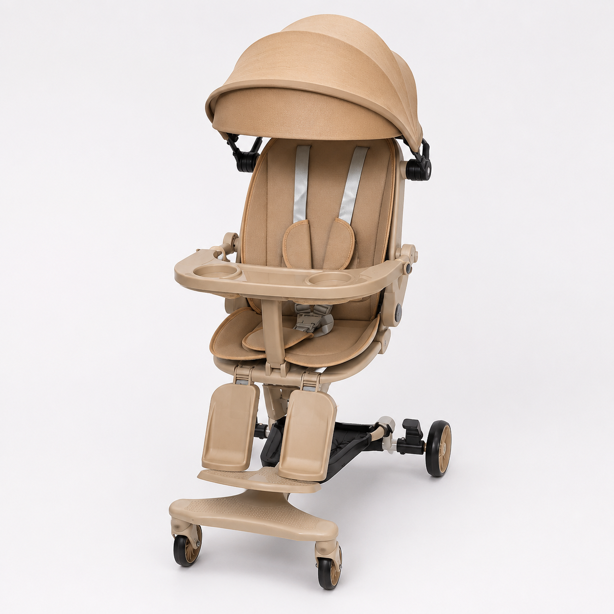 Q1 Reversible Baby Stroller with Canopy and Tray