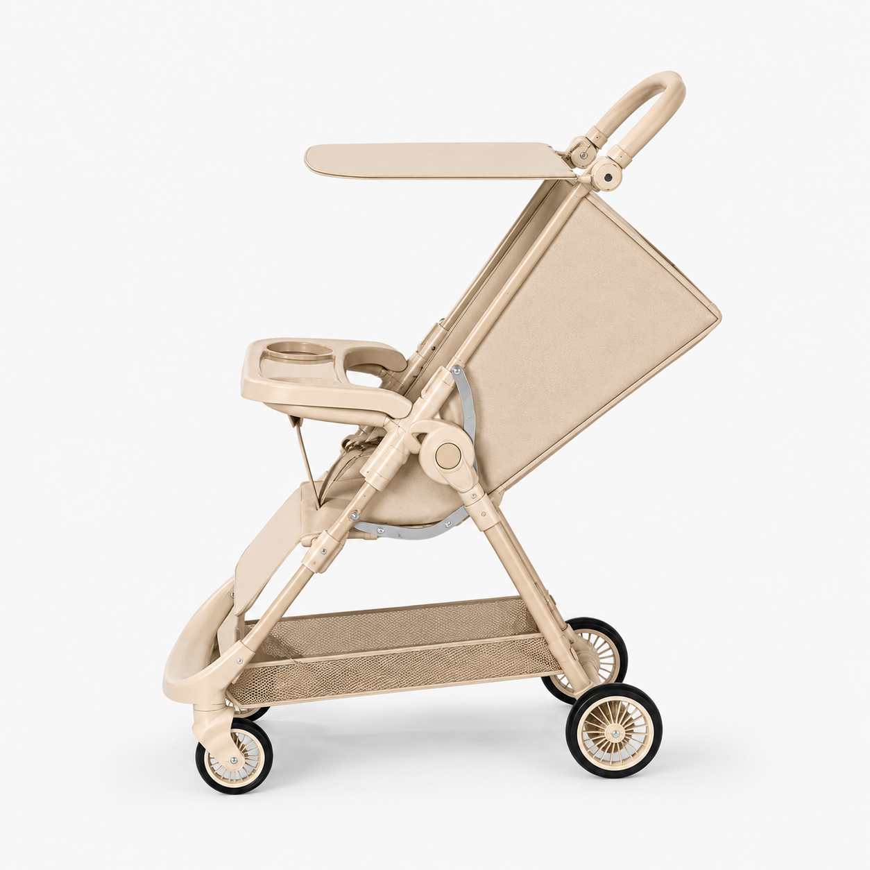 6288 Foldable Baby Stroller with Canopy and Tray
