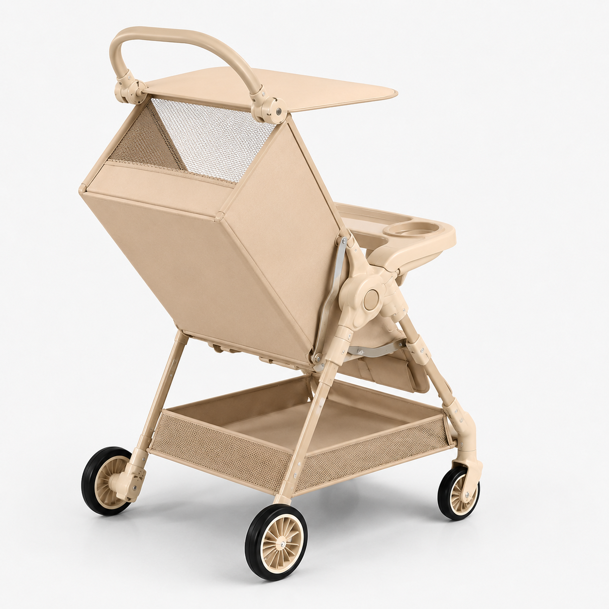 6288 Foldable Baby Stroller with Canopy and Tray